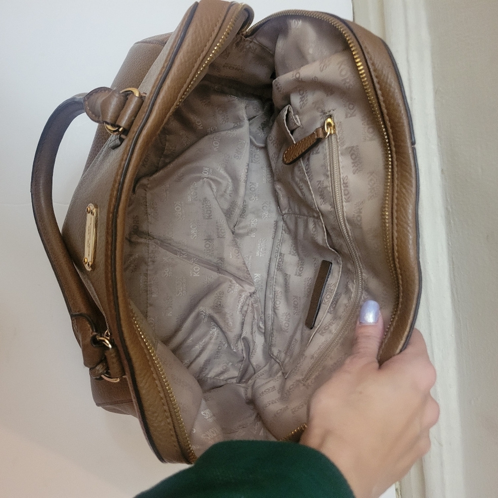 Michael Kors Large Sandrine Bowler Bag. EUC. Quiet Luxury Corpgore - Picture 7 of 10